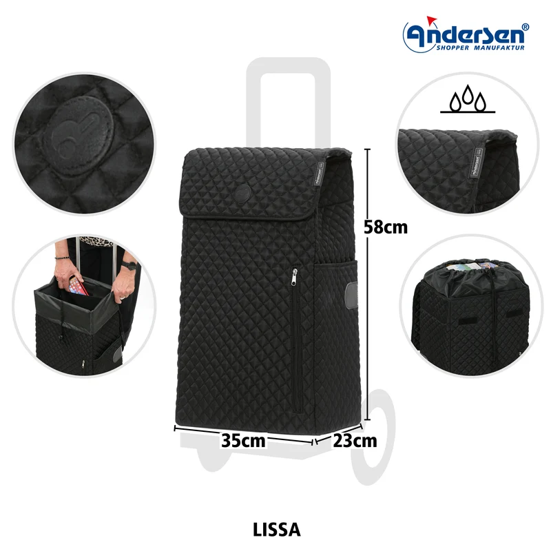 Treppensteiger Royal Shopper Lissa - Schwarz
