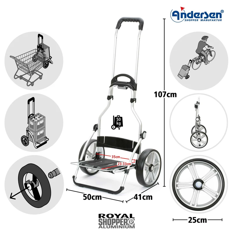 Royal Shopper Eske, Kugellagerrad 25 cm - Gelb