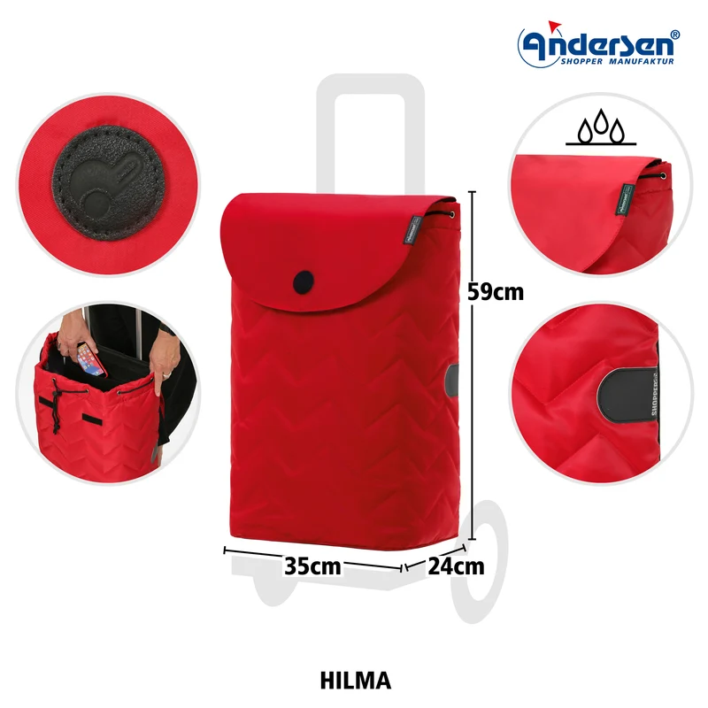 Unus Shopper Hilma - Rot