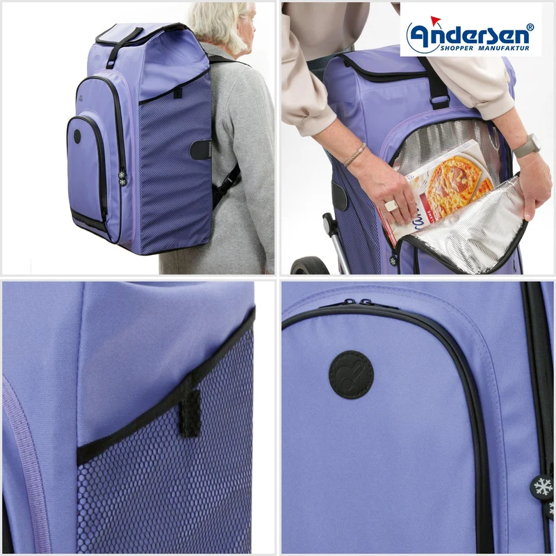 Royal Shopper Plus Hydro 3.0, Luft-Kugellagerrad 25 cm - Flieder