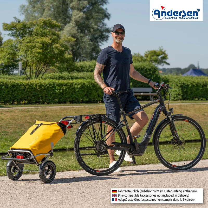 Royal Shopper Plus Ortlieb, Luft-Kugellagerrad 25 cm - Gelb