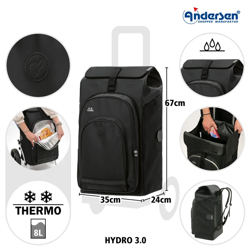 Tasche Hydro 3.0 - Schwarz