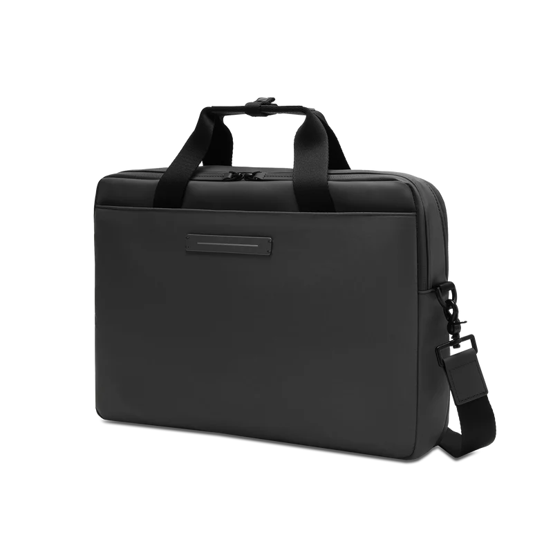 Gion Briefcase / All Black / Recycled Nylon