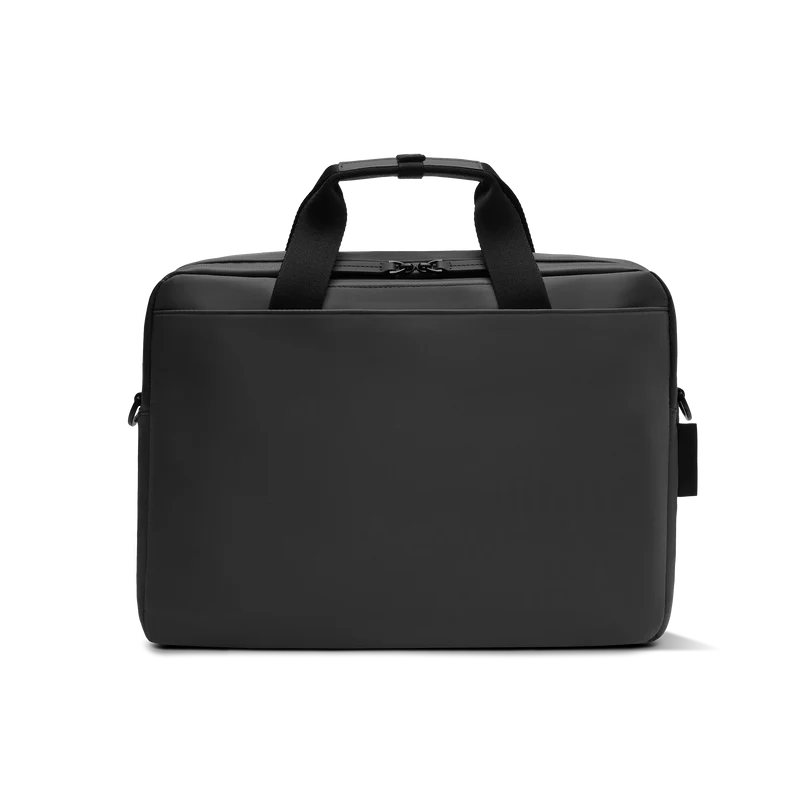 Gion Briefcase / All Black / Recycled Nylon