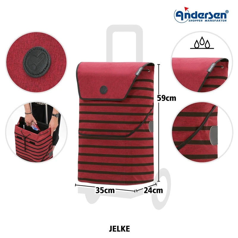 Unus Shopper Jelke - Bordeaux