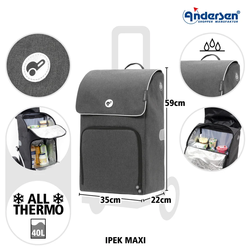 Treppensteiger Royal Shopper Ipek Maxi - Anthrazit