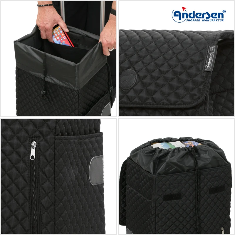 Royal Shopper Lissa, Kugellagerrad 25 cm - Schwarz