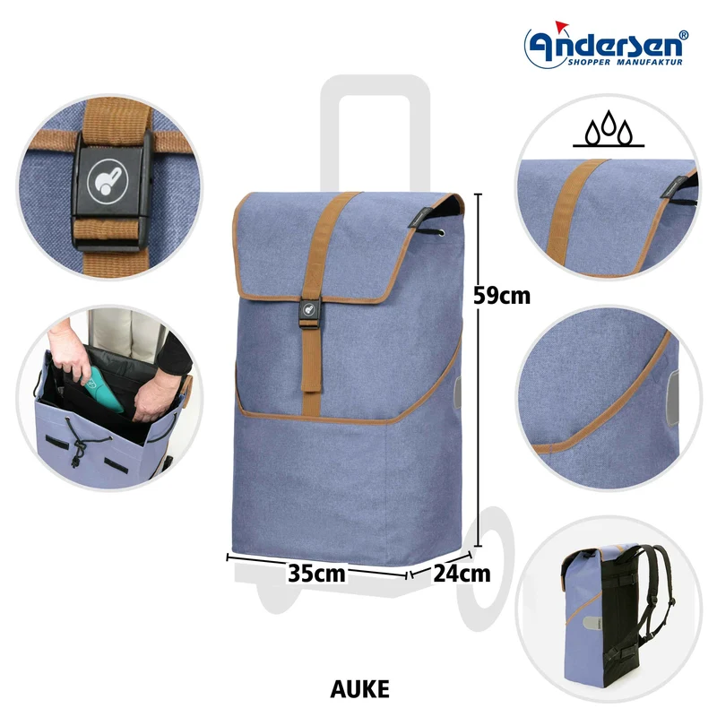 Royal Shopper Auke, Kugellagerrad 25 cm - Flieder