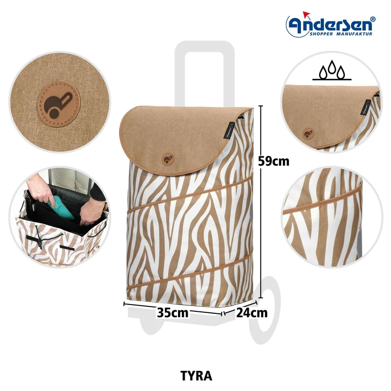Scala Shopper Plus Tyra - Zebra