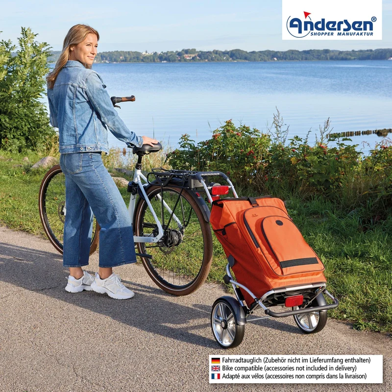 Royal Shopper Plus Hydro 3.0, Kugellagerrad 25 cm - Orange