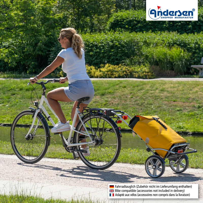 Royal Shopper Plus Ortlieb, Kugellagerrad 25 cm - Gelb