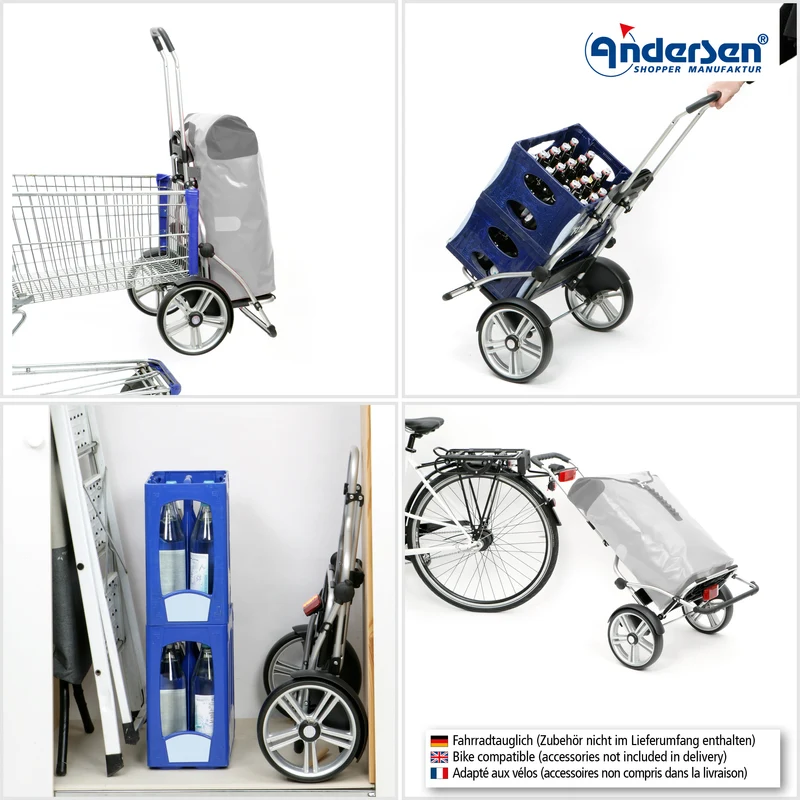 Royal Shopper Plus Hydro 3.0, Kugellagerrad 25 cm - Petrol