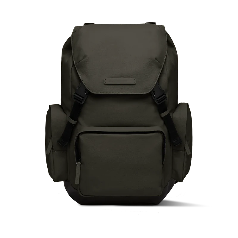 SoFo Backpack Travel / Dark Olive / Waxed Canvas