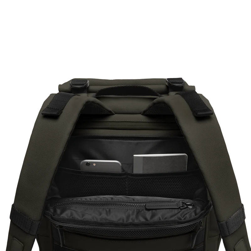 SoFo Backpack Travel / Dark Olive / Waxed Canvas