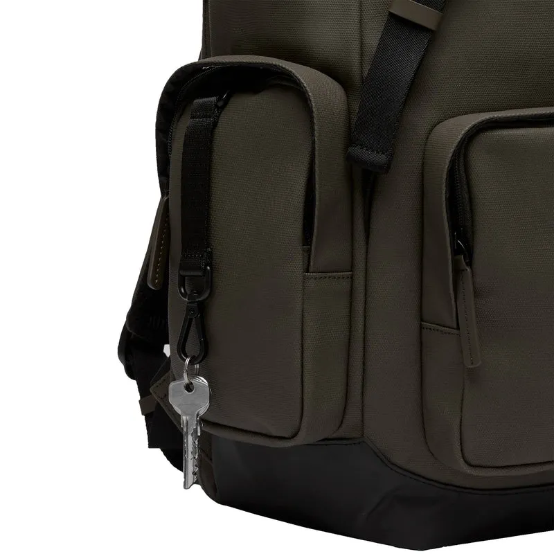 SoFo Backpack Travel / Dark Olive / Waxed Canvas