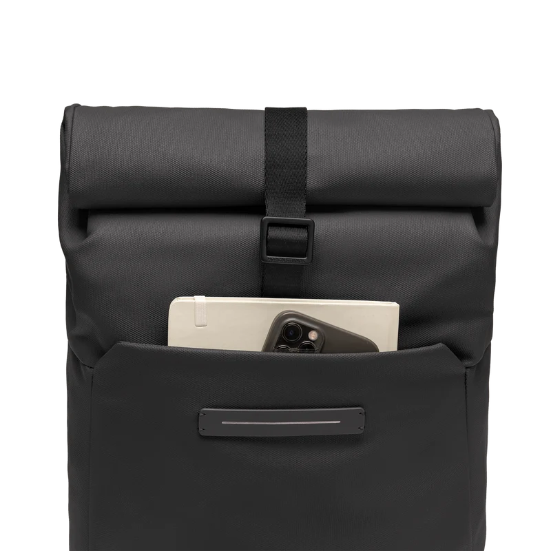 SoFo Rolltop Backpack X / All Black / Waxed Canvas