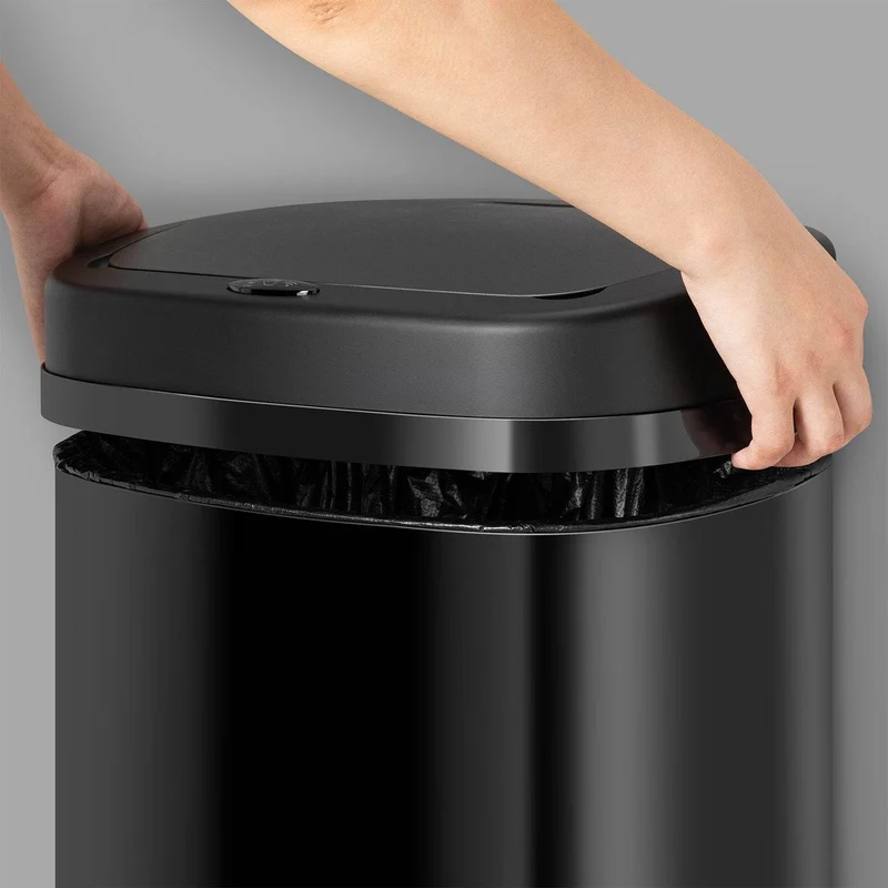 Automatischer Mülleimer mit Sensor - 50L Schwarz
