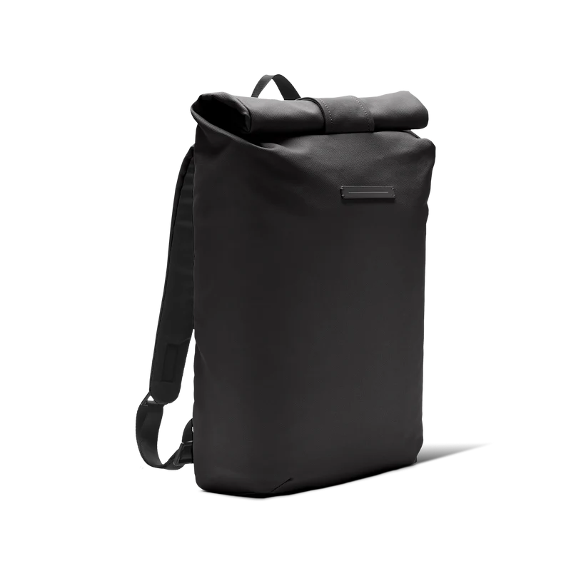 SoFo Rolltop Backpack / All Black / Recycled Cotton Canvas