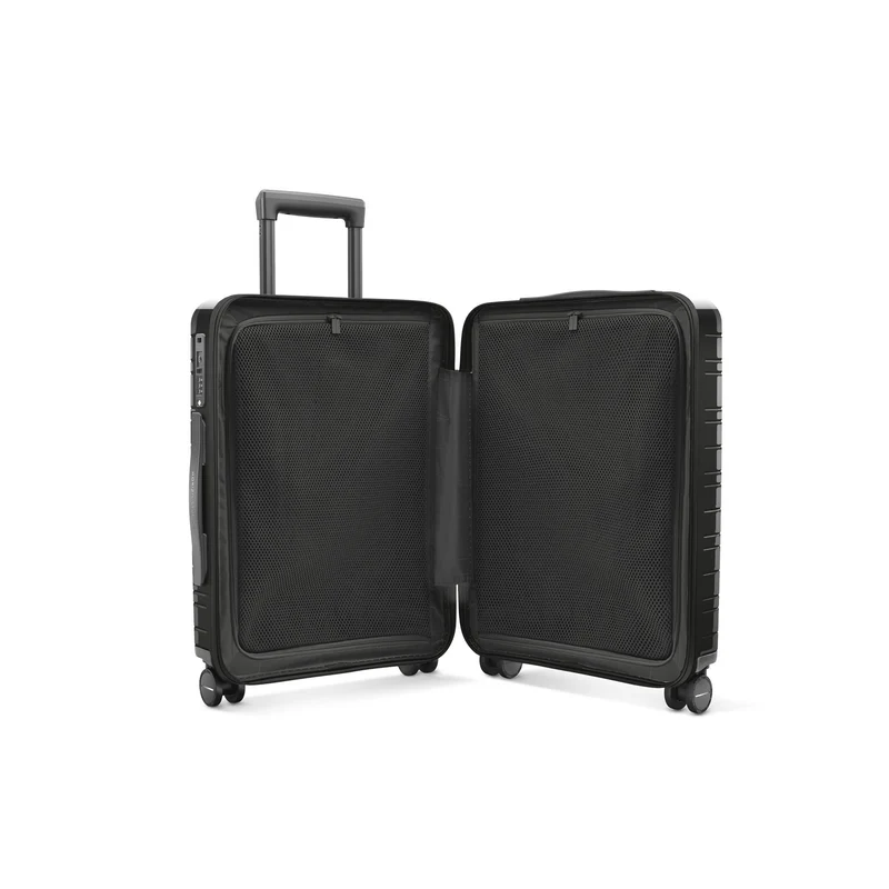 M5 / Glossy All Black / Premium Multi Shell / Cabin Size with Front Pocket / Essential