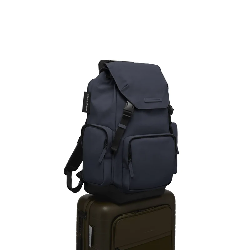 SoFo Backpack Travel / Night Blue / Waxed Canvas