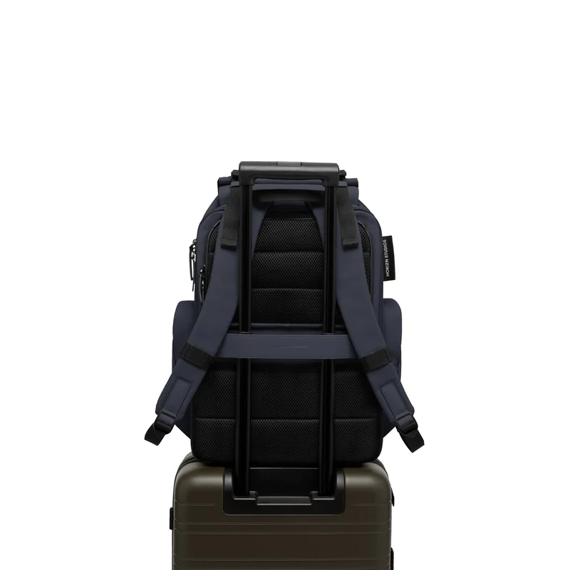 SoFo Backpack Travel / Night Blue / Waxed Canvas