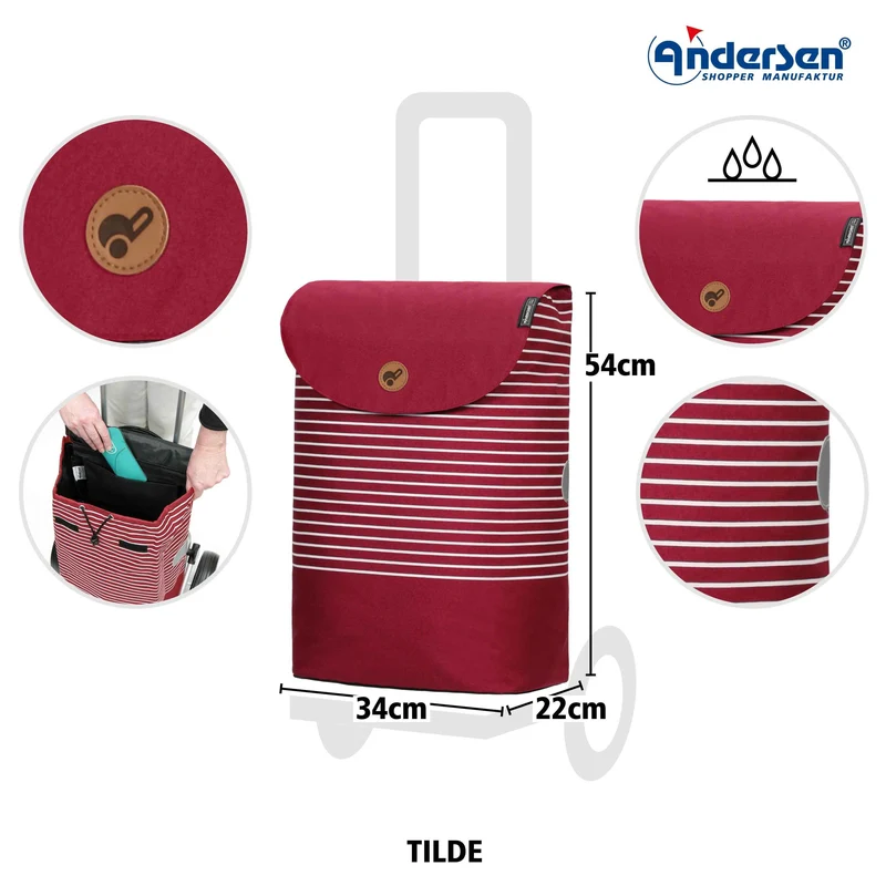 Scala Shopper Plus Tilde - Rot