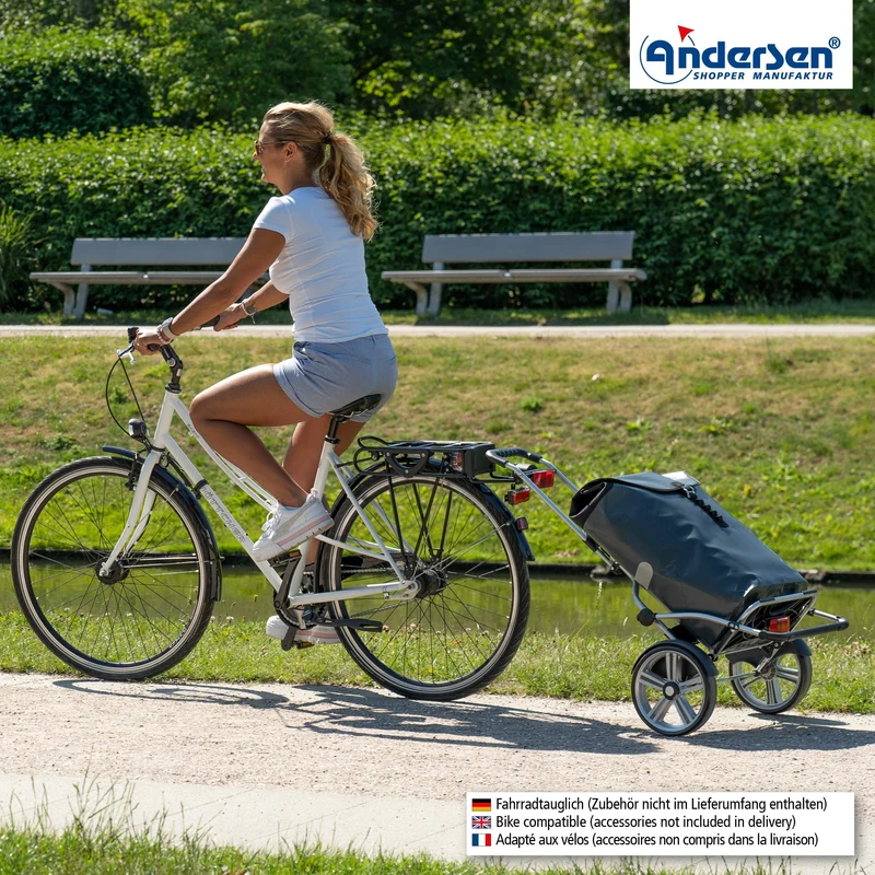 Royal Shopper Plus Ortlieb, Kugellagerrad 25 cm - Anthrazit