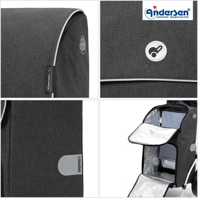 Royal Shopper Ipek Maxi, Kugellagerrad 25 cm - Anthrazit