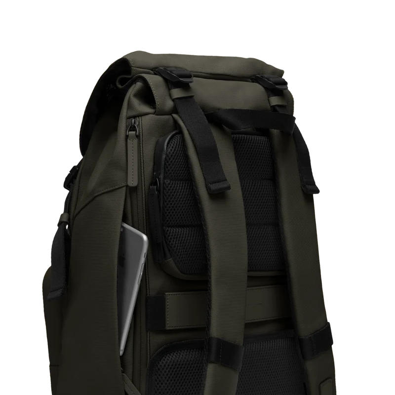 SoFo Backpack City / Dark Olive / Recycled Waxed Canvas