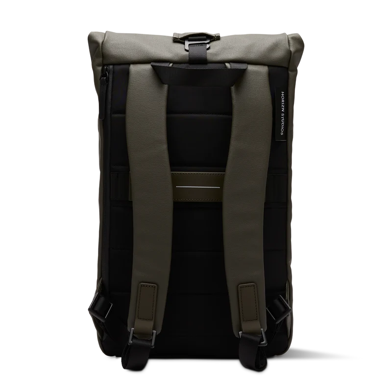 SoFo Rolltop Backpack / Dark Olive / Waxed Canvas