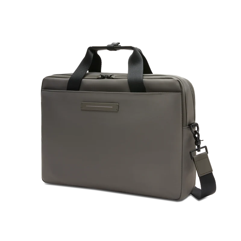 Gion Briefcase / Dark Olive / Recycled Nylon