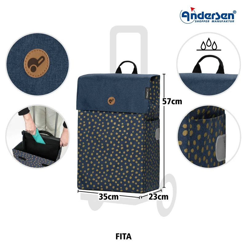 Treppensteiger Royal Shopper Fita - Blau