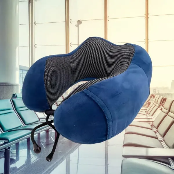 Reisekissen Komfort Set – Nackenkissen, Ohrstöpsel & Schlafmaske, für Flug, Zug & Auto