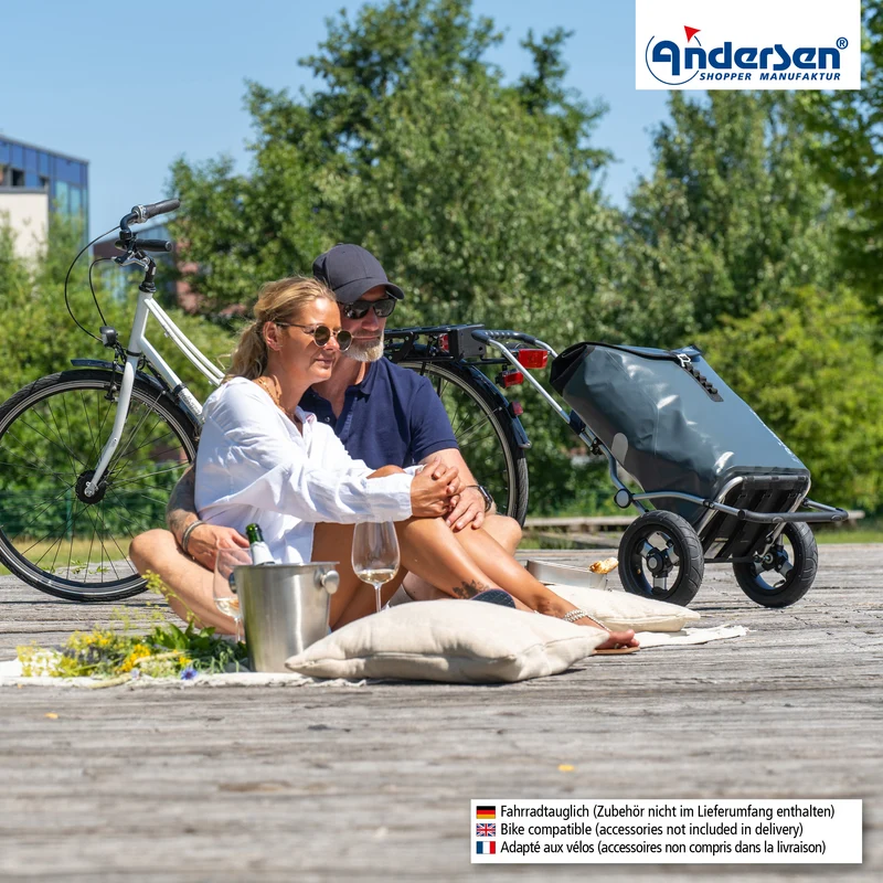 Royal Shopper Ortlieb, Luft-Kugellagerrad 25 cm - Anthrazit