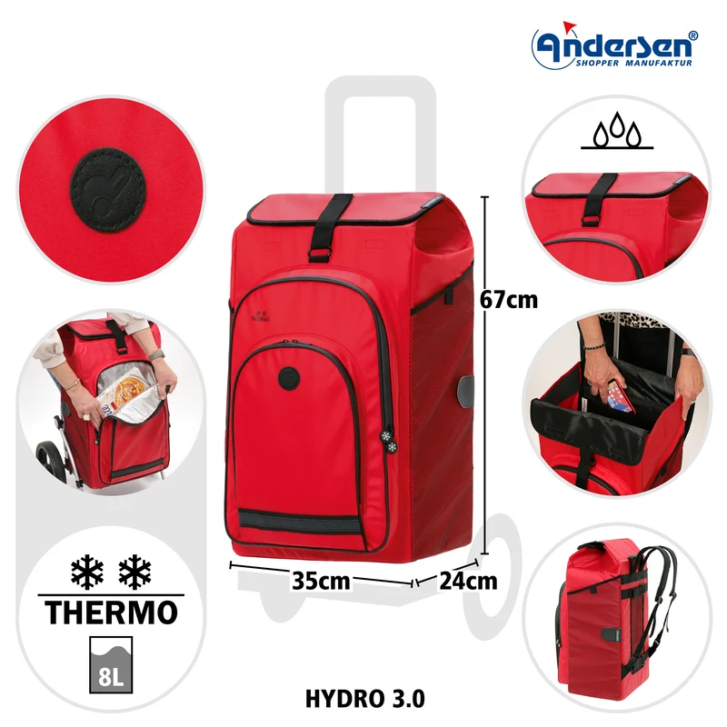 Tasche Hydro 3.0 - Rot