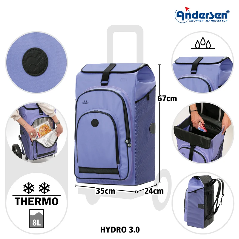 Tasche Hydro 3.0 - Flieder