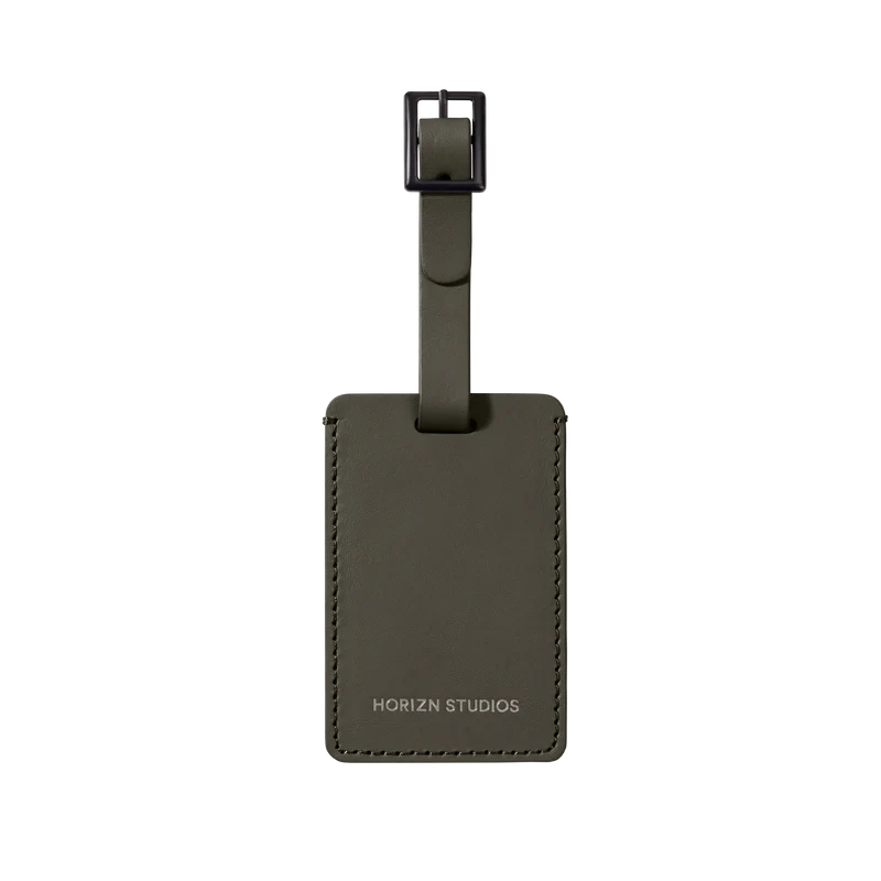 Luggage Tag / Dark Olive / Hi-Core