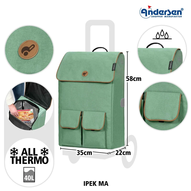 Komfort Shopper Ipek Ma - Salbei