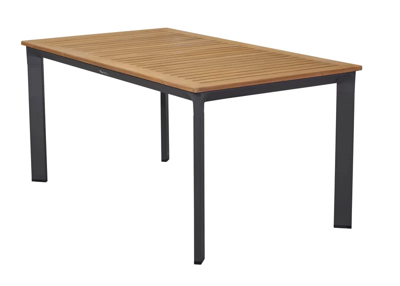 Gartentisch 200x100cm anthrazit/Teak