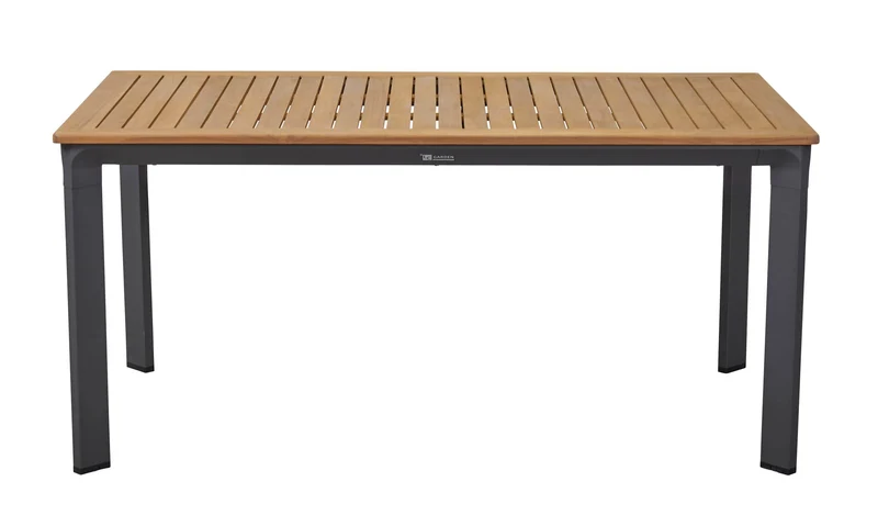 Gartentisch 200x100cm anthrazit/Teak