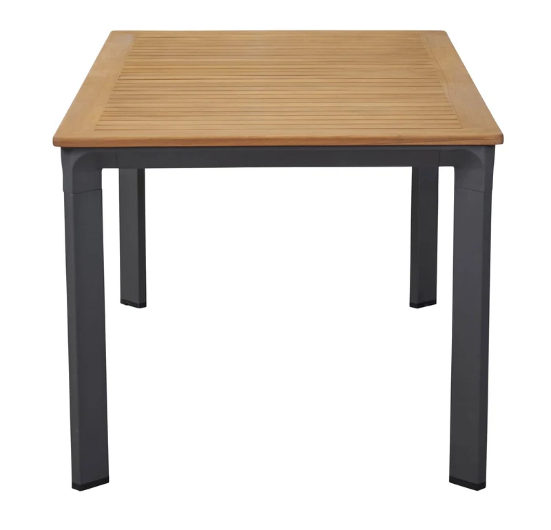 Gartentisch 200x100cm anthrazit/Teak