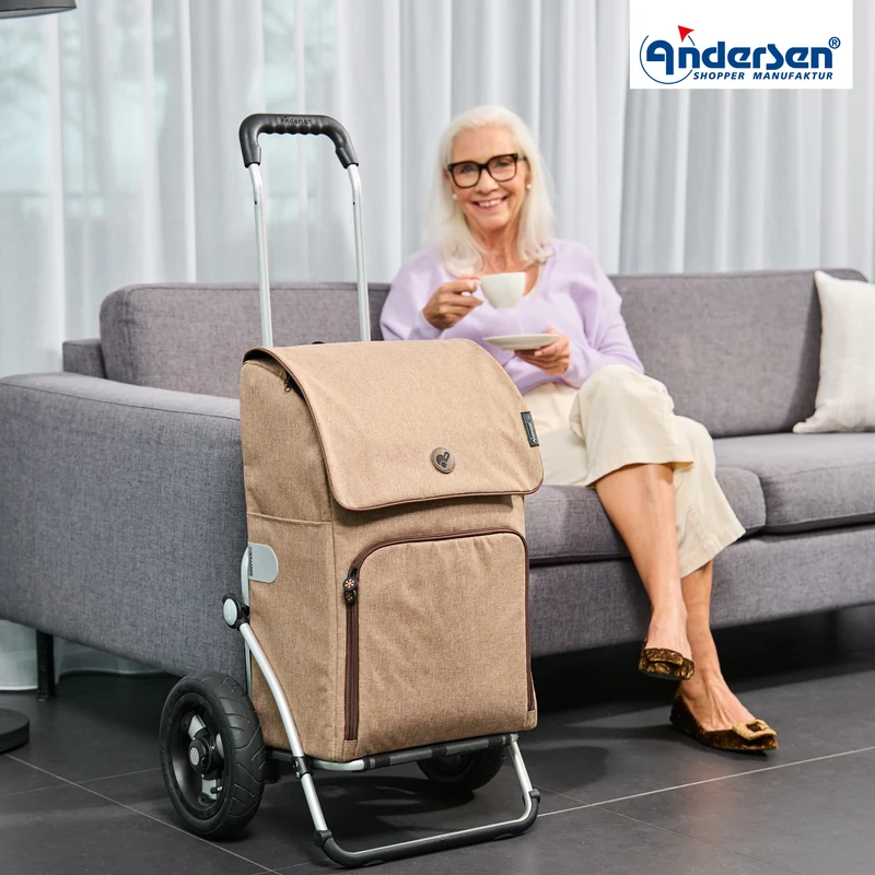 Royal Shopper Ipek Maxi, Luft-Kugellagerrad 25 cm - Sand