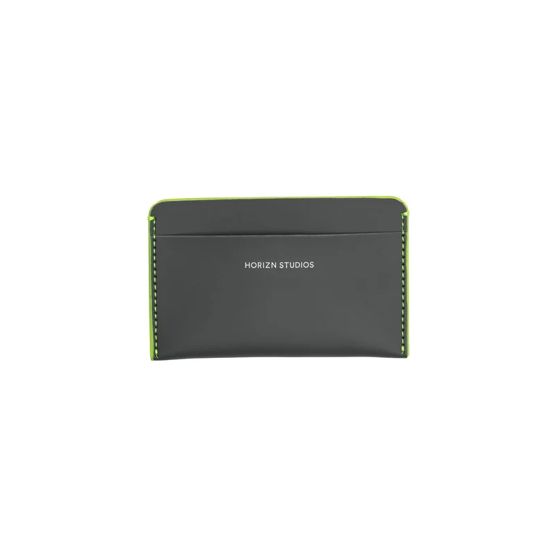 Cardholder / Graphite - Neon Green