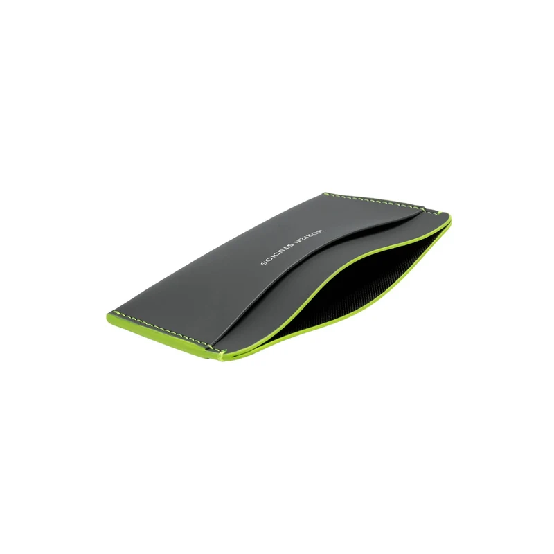 Cardholder / Graphite - Neon Green