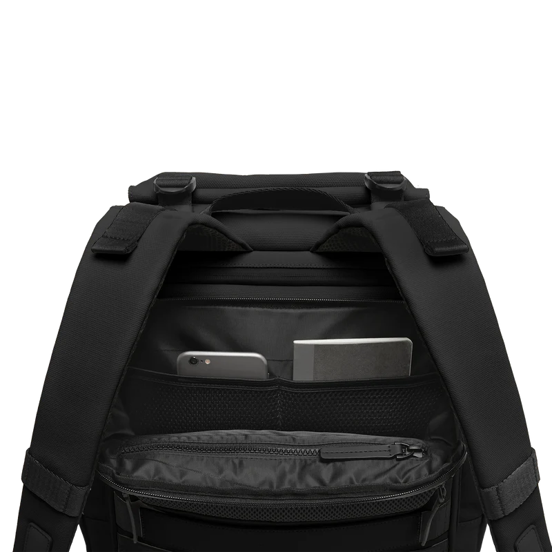 SoFo Backpack Travel / Black / Waxed Canvas