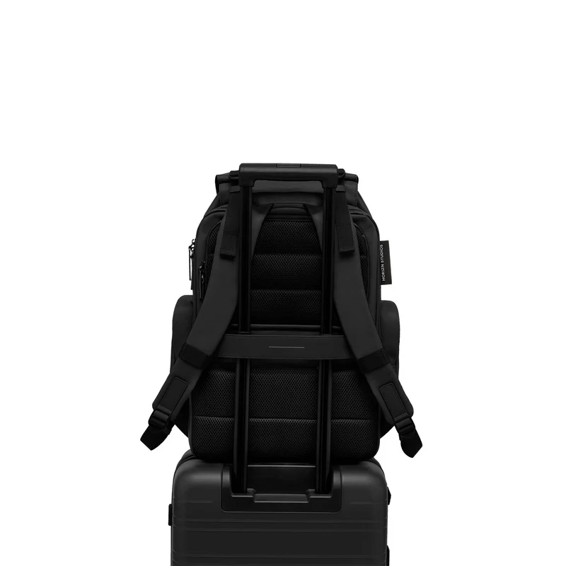 SoFo Backpack Travel / Black / Waxed Canvas