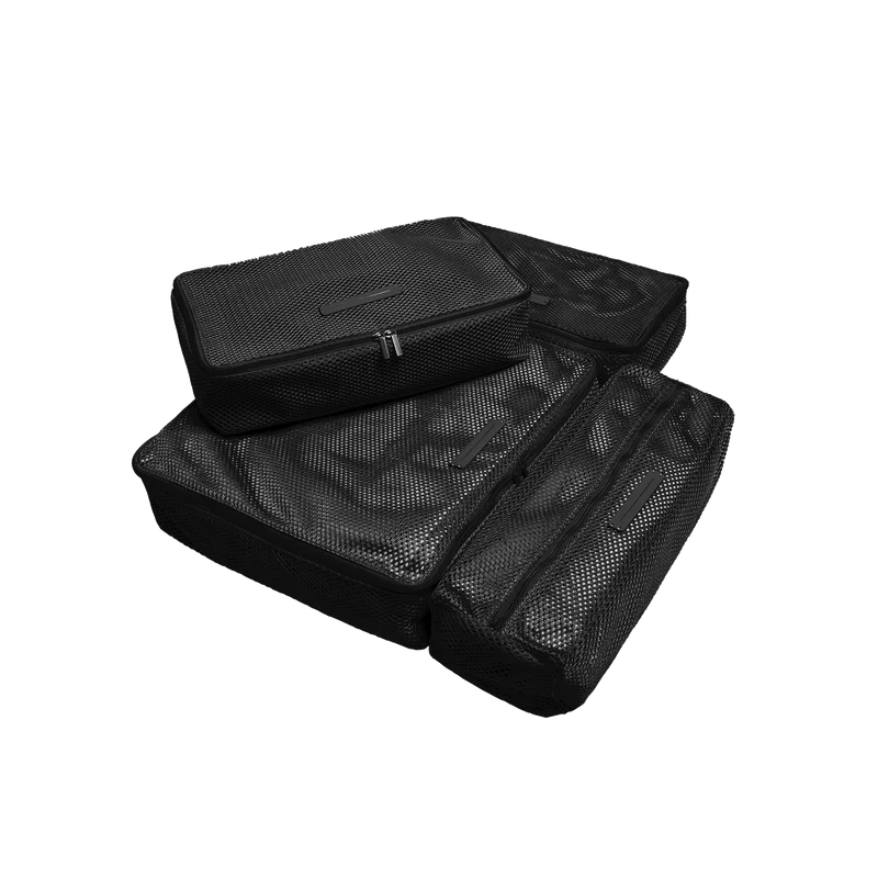 Packing Cubes / All Black / Polyester Lining