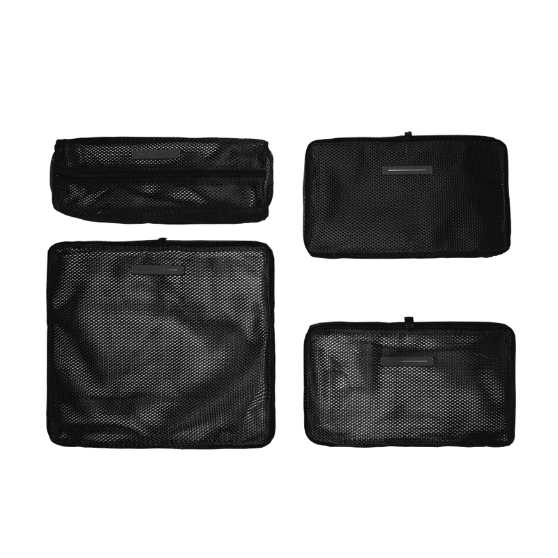 Packing Cubes / All Black / Polyester Lining