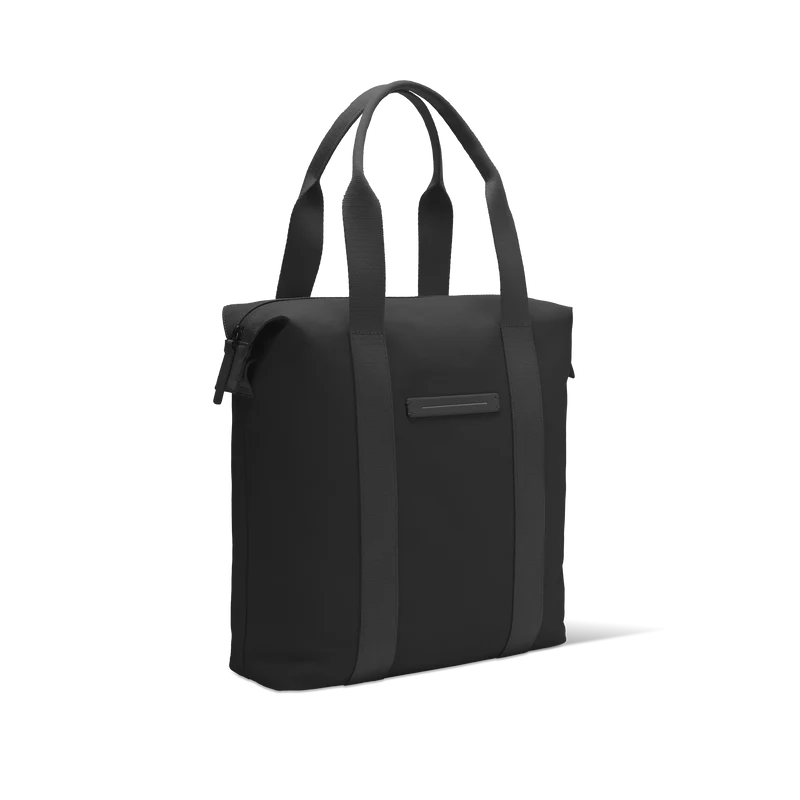 SoFo Vertical Tote / All Black / Waxed Canvas