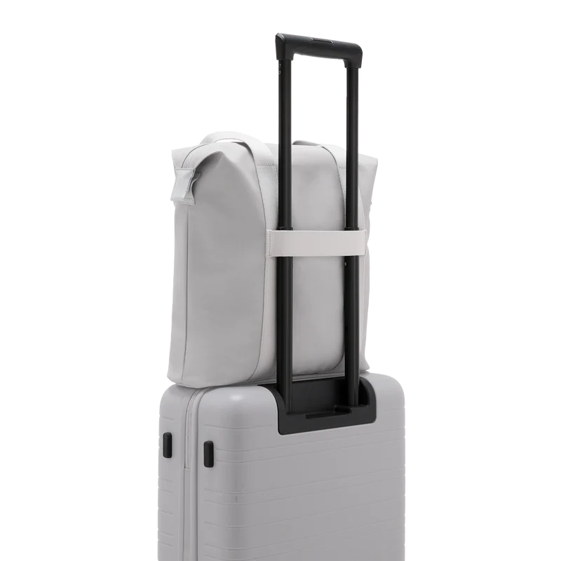 SoFo Vertical Tote / Light Quartz Grey / Waxed Canvas